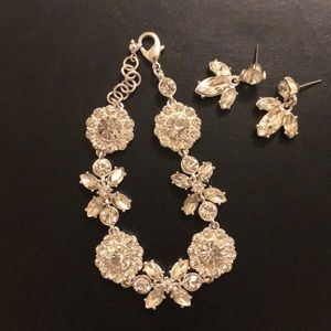 Bracelet and earrings from MACY’S